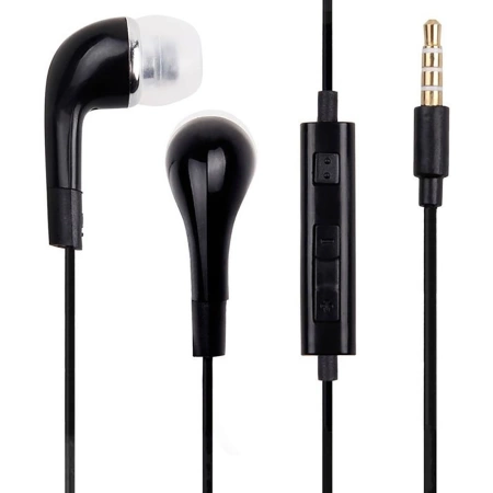 Samsung EHS64AVFBE Kabelgebundene Kopfhörer (Mini-Klinke 3,5 mm, Stereo-Hi-Fi) (Großpackung – Ersatzverpackung) – Schwarz