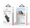 Yesido Powerbank YP68 5 000 mAh 12W + kabel USB-C, złącze Lightning, CZARNY