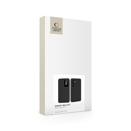 TECH-PROTECT SMART WALLET GALAXY S25+ PLUS MATTE BLACK