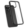 Spigen Crystal Hybrid, matte black - iPhone 15 Pro