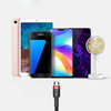 Baseus Cafule Cable wytrzymały nylonowy kabel przewód USB / micro USB 2A 3M czarno-czerwony (CAMKLF-H91)