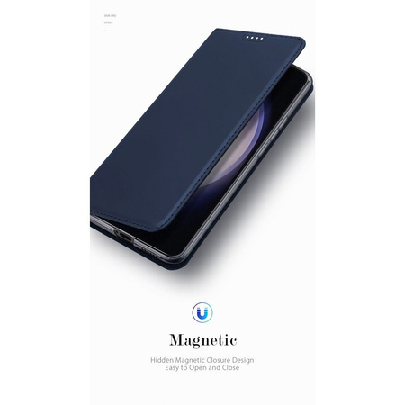 Etui Dux Ducis Skin Pro do Samsung S24 z klapką - niebieskie