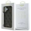 Oryginalne Etui IPHONE 16 Guess Hardcase 4G Charms Collection (GUHCP16SGF4GBR) brązowe
