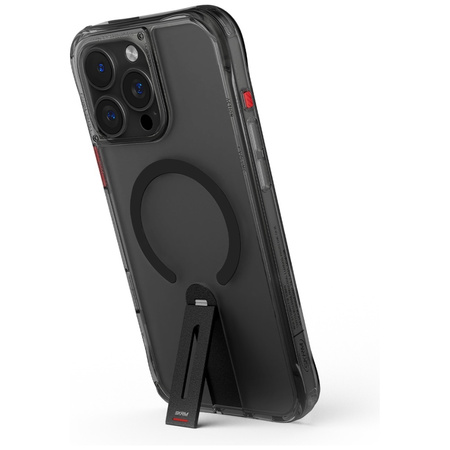 Etui Skinarma Helix do iPhone 16 Pro Max  Magnetic Charging 360 Rotating Stand czarny