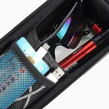 WILDMAN sakwa rowerowa na ramę na zamek 1L (4" - 7") XS2 czarna