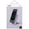 Powerbank UNIQ Hoveo magnetyczny 5000mAh USB-C 20W PD - fioletowy