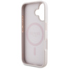Original Case IPHONE 16 Guess 4G Circle Classic Logo MagSafe pink