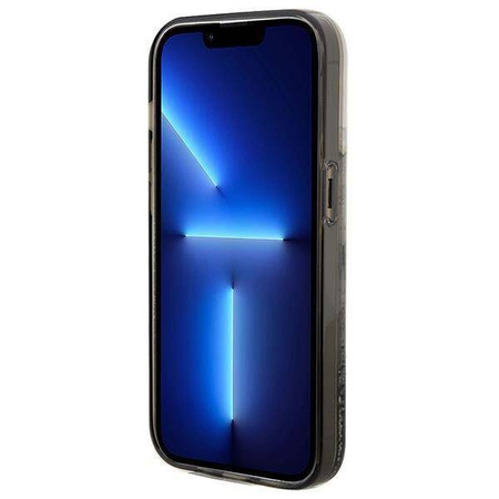 Karl Lagerfeld nakładka do iPhone 14 Pro 6,1&quot; KLHCP14LLKCNSK HC LIQ. GLITTER C transparentna