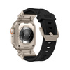 Pasek do APPLE WATCH 4 / 5 / 6 / 7 / 8 / 9 / SE / ULTRA 1/2 (44 / 45 / 49 MM) Tech-Protect Delta Pro black-titanium