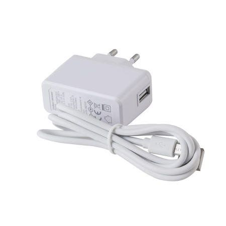 Huslog Lampka z ładowarką indukcyjną biała OW-0648