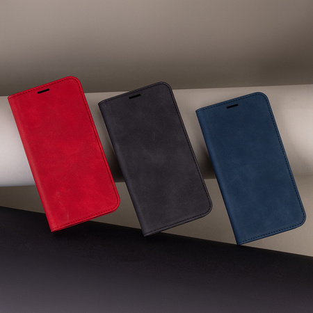 Etui Smart Suede do Samsung Galaxy A35 5G czerwone