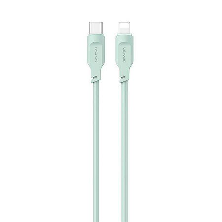 USAMS Kabel USB-C na Lightning PD Fast Charging 1,2m 20W Lithe Series zielony/green SJ566USB04 (US-SJ566)