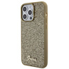 Guess Disco Metal Script Hülle für iPhone 15 Pro Max – Gold