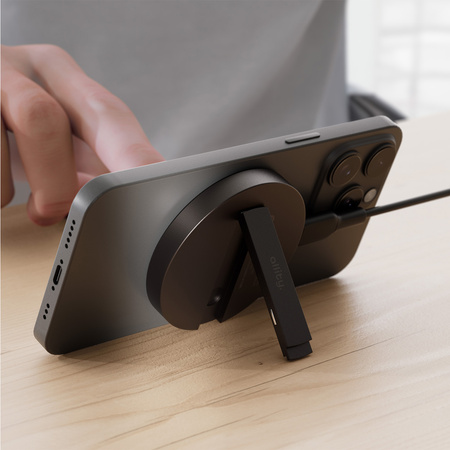 Allity ładowarka bezprzewodowa AWC-210-15WMS grafitowa 2w1