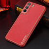 Dux Ducis Yolo elegant cover made of ecological leather for Samsung Galaxy S22 + (S22 Plus) red