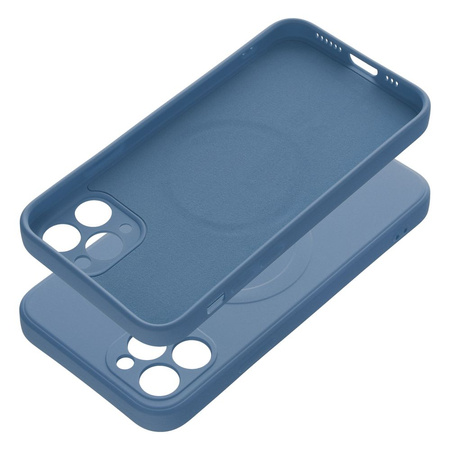 Futerał Silicone Mag Cover kompatybilny z MagSafe do IPHONE 11 PRO niebieski