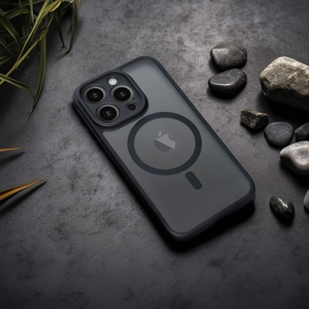 Futerał FULL MATTE MAG COVER kompatybilny z MagSafe do IPHONE 17 Pro czarny