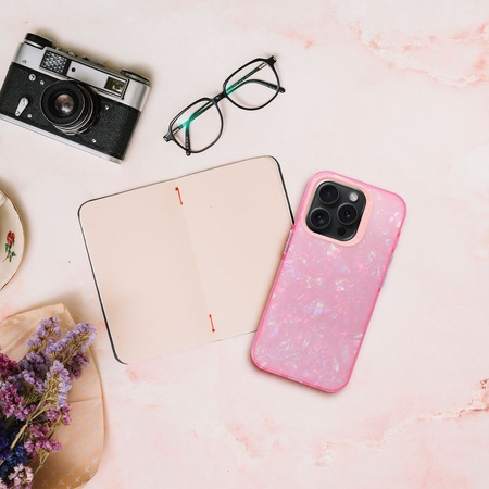 Futerał TUTTI FRUTTI do IPHONE 16 PLUS różowy