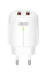 XO ŁAD SIEC L111 2xUSB 2,4A DIODA LED BIAŁA
