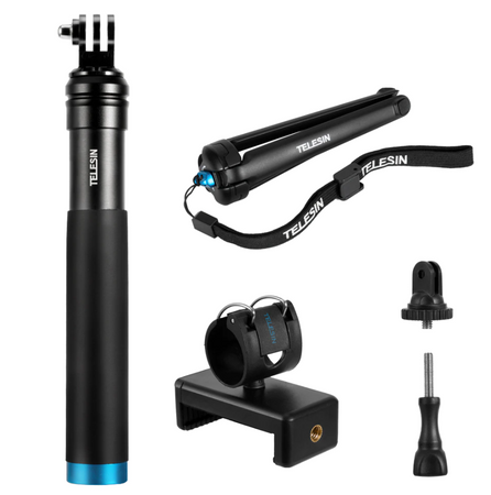 Selfie stick / tripod Telesin for sport cameras (GP-MNP-090-S)