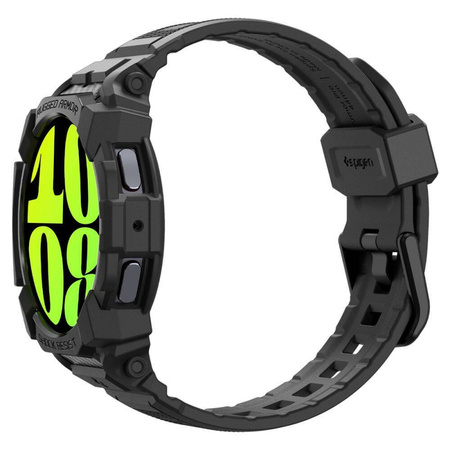 Spigen Rugged Armor Pro - Pasek + etui do Samsung Galaxy Watch 7 40 mm (Matte Black)