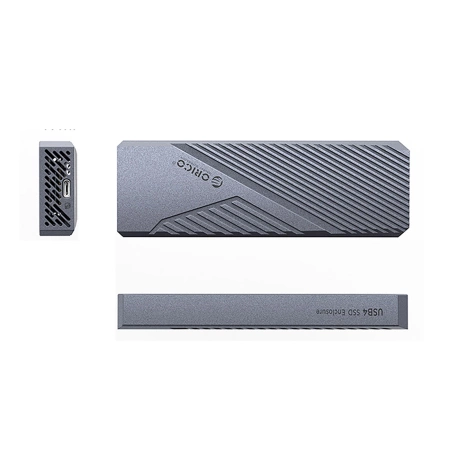 Kieszeń dyskowa M.2 NVME USB-C 3.2 20Gbps - szara