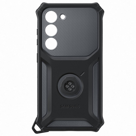 Samsung Rugged Gadget Case für Samsung Galaxy S23 Rugged Cover Ring Holder Stand grau (EF-RS911CBEGWW)