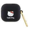 Etui Hello Kitty Silicone 3D Kitty Head na AirPods 3 - czarne