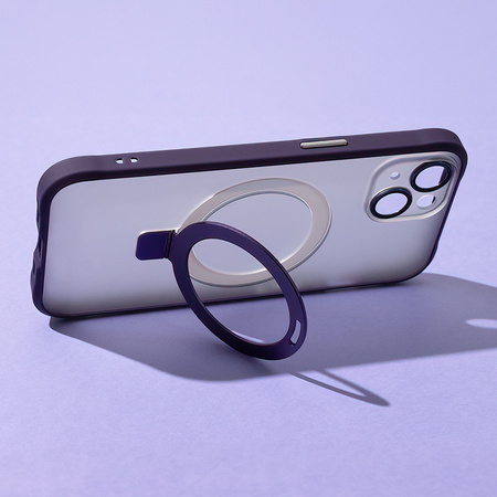 Nakładka Mag Ring do iPhone 13 6,1" fioletowa