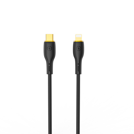 WIWU kabel YQ01 USB-C - Lightning 30W 1,2m czarny
