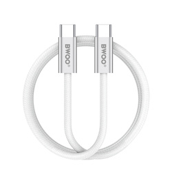 BWOO kabel Pleciony USB-C - USB-C 1m 240W Superszybkie Ładowanie BO-X317C-C