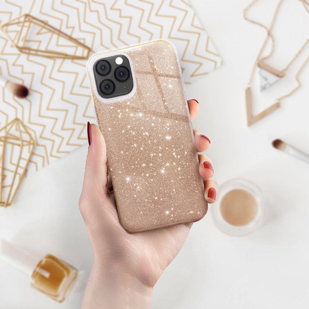 Futerał SHINING do SAMSUNG Galaxy A54 5G złoty