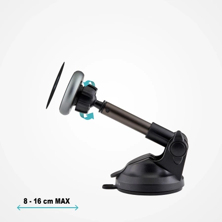 SBS TESUPMAGEXT Teleskop-Smartphone-Halterung kompatibel mit MagSafe – Schwarz