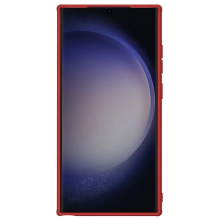 Etui Nillkin Super Frosted Shield Pro pancerne do Samsung Galaxy S24 Ultra - czerwone