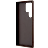 Oryginalne Etui GUESS Hardcase GUHCS24L4GMGBR do Samsung S24 Ultra (Leather 4G Metal Logo / brązowy)