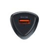 FORCELL CARBON ładowarka samochodowa USB QC 3.0 18W CC50-1A czarny (Total 18W)