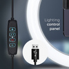 Lampa LED Ring Stream RGB pierścieniowa 10 cali z uchwytem na telefon
