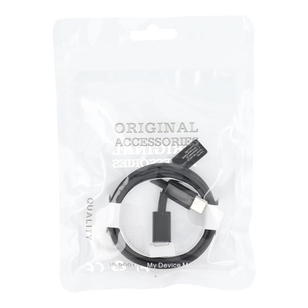 Kabel Typ C do Typ C 2.0 HD23 2A 1m czarny