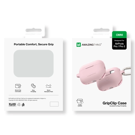 AmazingThing Omni Case für AirPods Pro 2 – Rosa