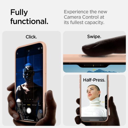 SPIGEN ULTRA HYBRID ”T” MAG MAGSAFE IPHONE 16 PRO FROST ROSE TITANIUM