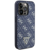 Original Case APPLE IPHONE 15 PRO Guess Hardcase 4G Triangle Metal Logo (GUHCP15LPG4GPB) blue