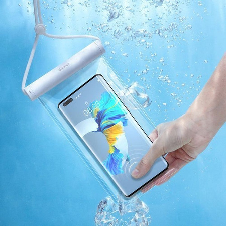 Baseus wasserdichte Handyhülle Slide-Cover weiß (FMYT000002)