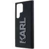 Karl Lagerfeld 3D Rubber Glitter Logo case for Samsung Galaxy S23 Ultra - black