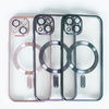 Nakładka Color Chrome Mag do Samsung Galaxy S25 Edge różowo-złota