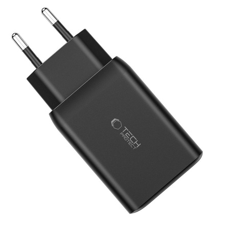 Ładowarka Sieciowa 65W 2x USB-C PD + QC3.0 USB Tech-Protect C65W biała