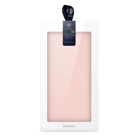 Etui Dux Ducis Skin Pro na iPhone 16 z klapką i miejscem na kartę - różowe