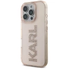 Karl Lagerfeld IML Rhinestones Logo iPhone 16 Pro Case - Pink