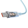 BASEUS kabel Typ C do Typ C Explorer Power Delivery 100W 1m niebieski P10319703311-00 / CB000043