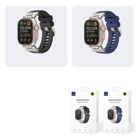 WiWU - Pasek do smartwatcha Wi-WB012 Urban Watch Band 42/44/45/49mm - granatowy
