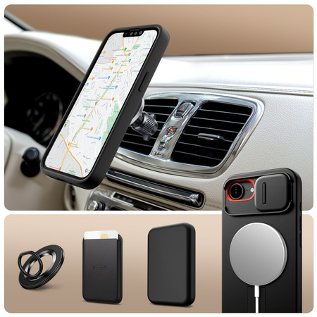 TECH-PROTECT KEVLAR AURA MAGSAFE IPHONE 16E BLACK